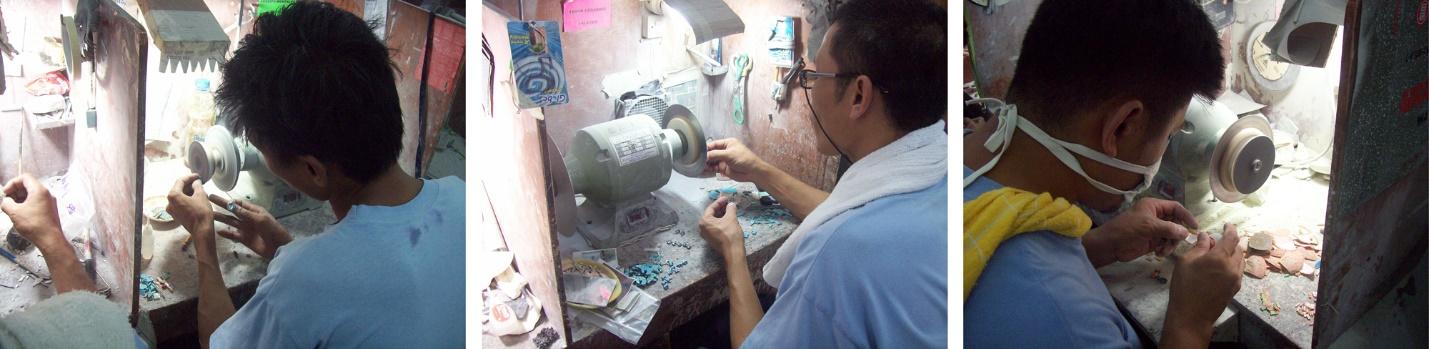 Cutting & Shaping Turquoise