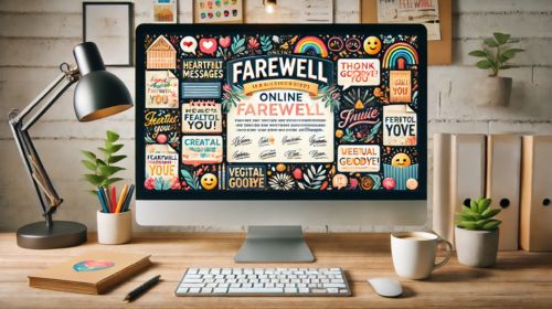 Online Farewell Card: Wish Warmly Anywhere, Anytime